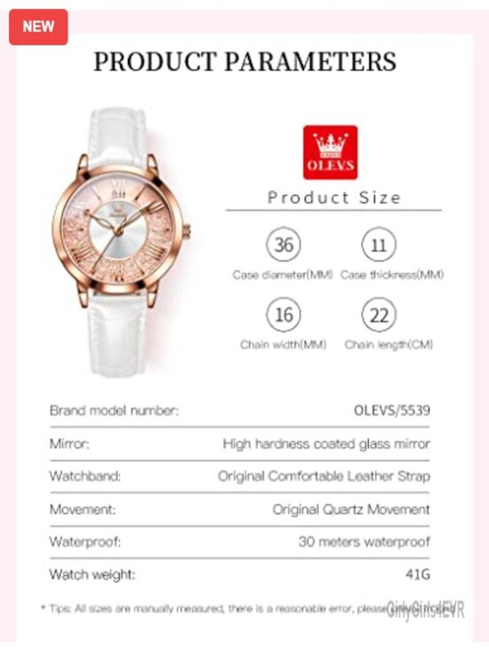 Vintage Leather Strap Dress Watch with Roman Numerals Quartz Movement Water main image 7